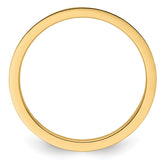 10K Yellow Gold 1.2mm Criss-Cross Pattern Stackable Band Size 4